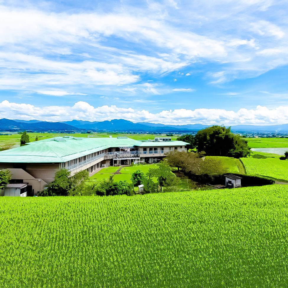 菊池平野を一望できる環境