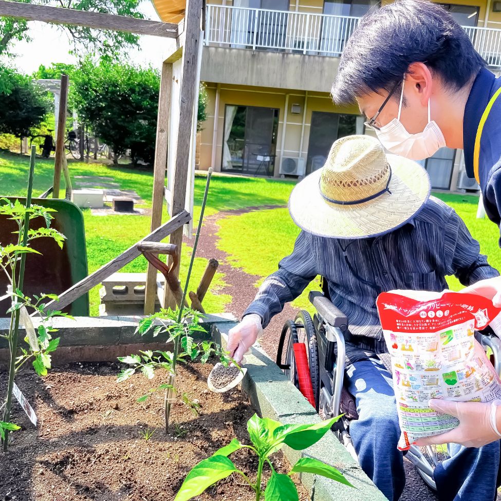 理学療法士による園芸訓練